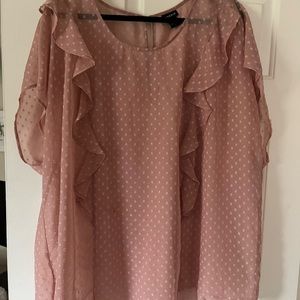 Torrid pink blouse, size 4